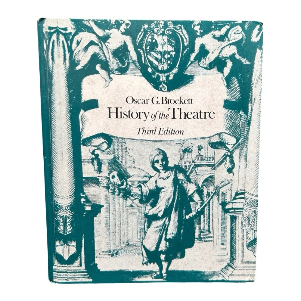 History of the Theatre Oscar‎ G Brockett 3rd Edition 1977 Hardcover Teal Vintage